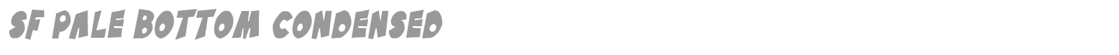 SF Pale Bottom font preview